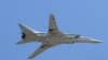 RUSSIA – Russian Tu-22M-3 long-range bombers fly during the Victory Day military parade marking 71 years after the victory in WWII in Red Square in Moscow, Russia on Monday, May 9, 2016