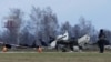 Tatarstan -- Wreckage is seen at the site of a Tatarstan Airlines Boeing 737 crash at Kazan airport, November 18, 2013