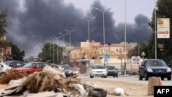 Libia Al Qubbah explosion Abdullah Doma, AFP file picture